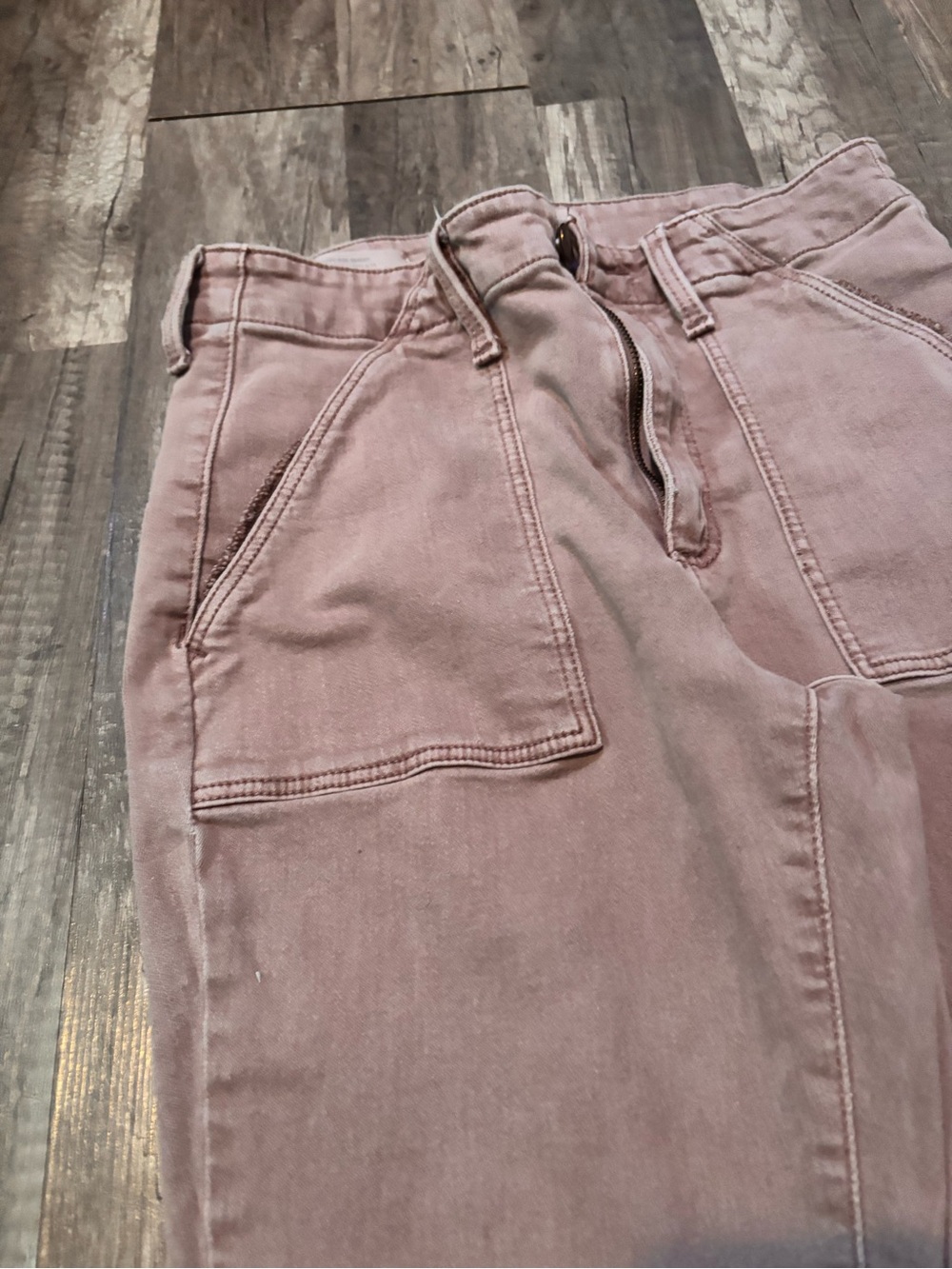 Universal Thread High-Rise Rose Taupe Utility Jeans - Picture 4 of 6